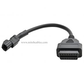 3 Pin Motorbike OBD Adapter,Motorcycle OBD2 Diagnostic Cable