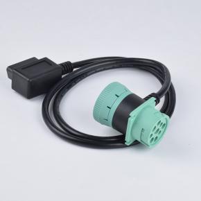 For J1939 Male Truck Cummins Engine Diagnostic Cable Plug 9 Pin Connection Cable 9Pin Connector