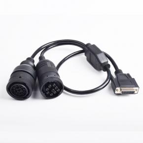 Suitable for Cummins 9pin to OBD16pin connecting cable Foreign trade hot sale