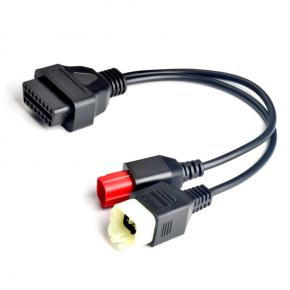 OBD 16pin one to two adapter cable OBDll 4pin to 6pin motorcycle national four diagnostic cable