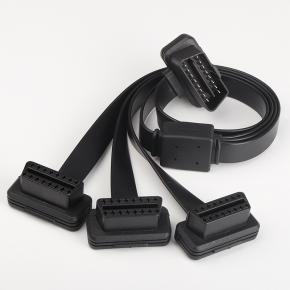 Automotive OBD2 one-point-three flat cable 16-core energized OBD2 adapter expansion cable one-point-three extension cable