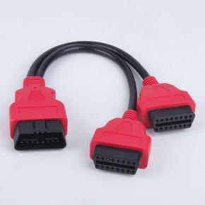 OBD2 one-point-two adapter cable extension cable OBD extension cable 12V car special universal 16-pin core splitter