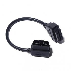 OBD2 diagnostic tool L-type elbow right-angle 16pin extension cable Car ELM327 connection cable