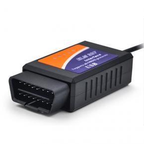 Automotive diagnostic test line instrument ELM327 V1.5 OBD2 car computer USB interface cable