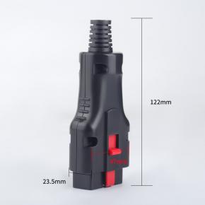 Automotive OBD2 Gold Plated Male Assembly OBD Diagnostic Interface Connector OBDII 16PIN Handle Plugs